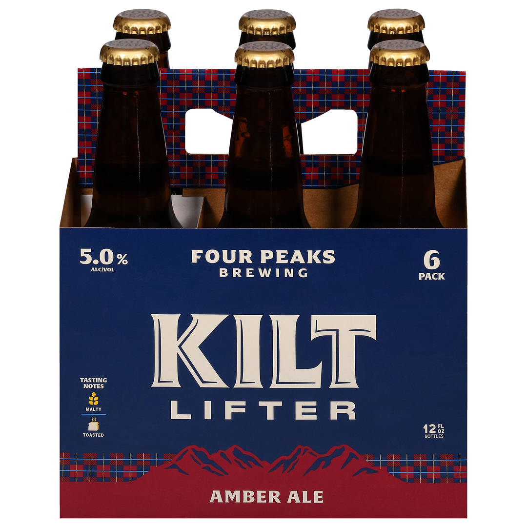 Four Peaks Brewing Amber Ale Kilt Lifter Beer 6 - 12 fl oz Bottles