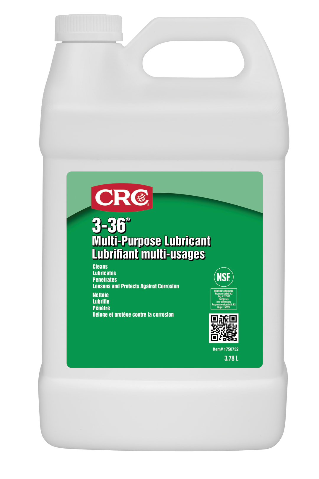 CRC 3-36 Multi-Purpose Lubricant (F/E) 1X3.78L