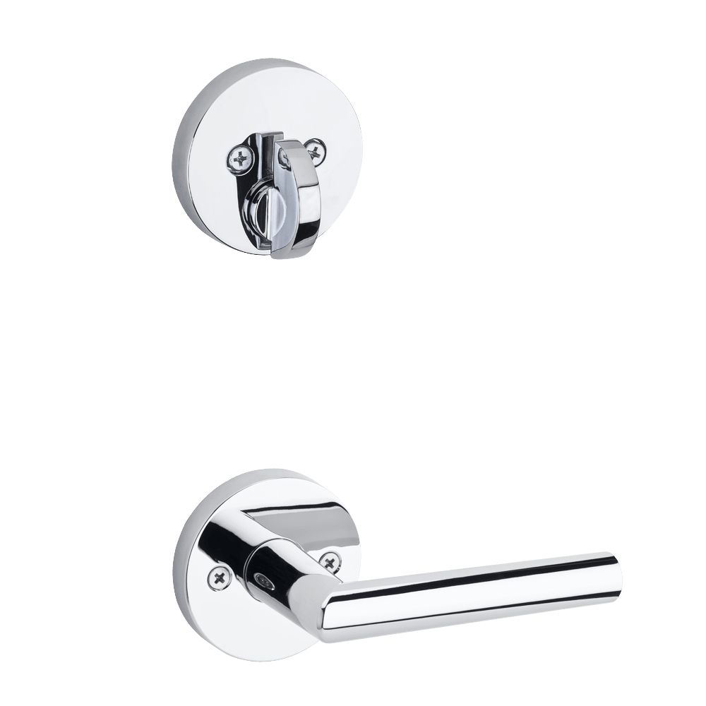 Milan Interior Pack with Round Rose in Polished Chrome