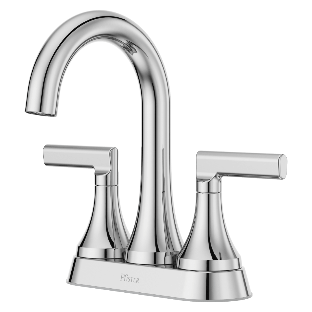 Vedra 2-Handle 4" Centerset Bathroom Faucet in Polished Chrome