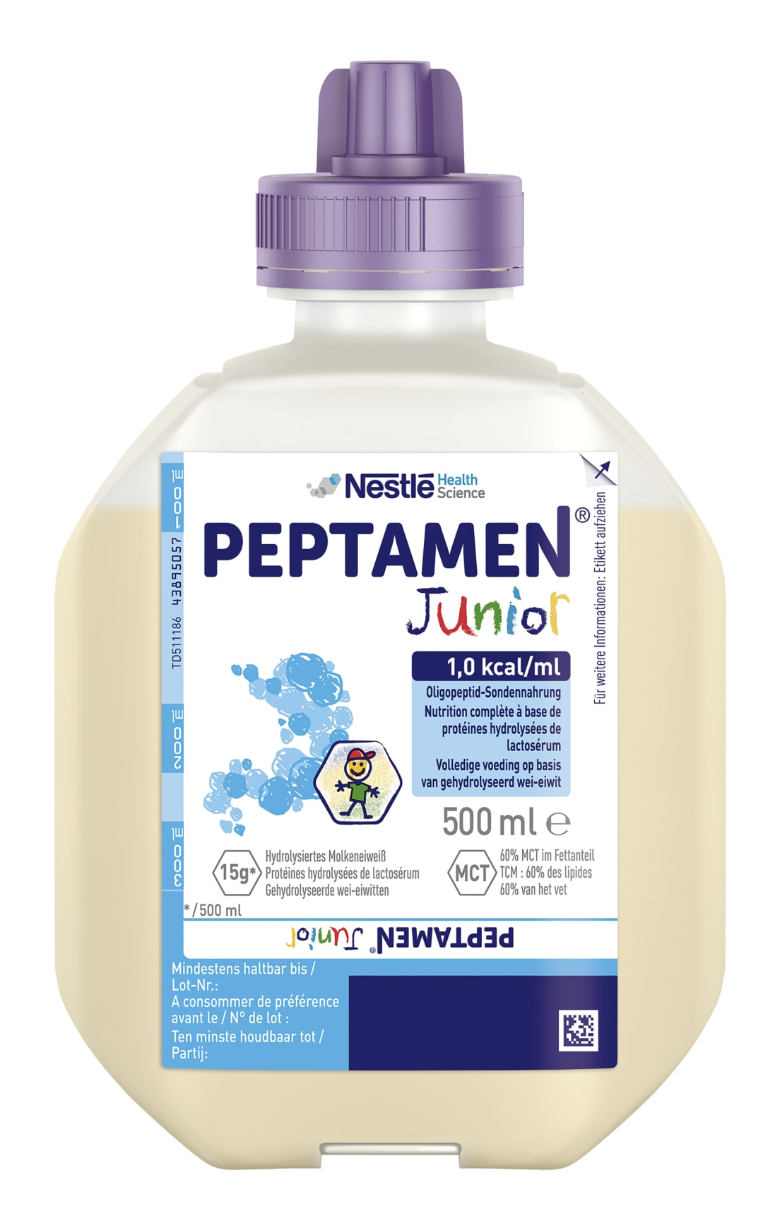NESTLE HEALTH SCIENCE PEPTAMEN JUNIOR Neutral 500ml