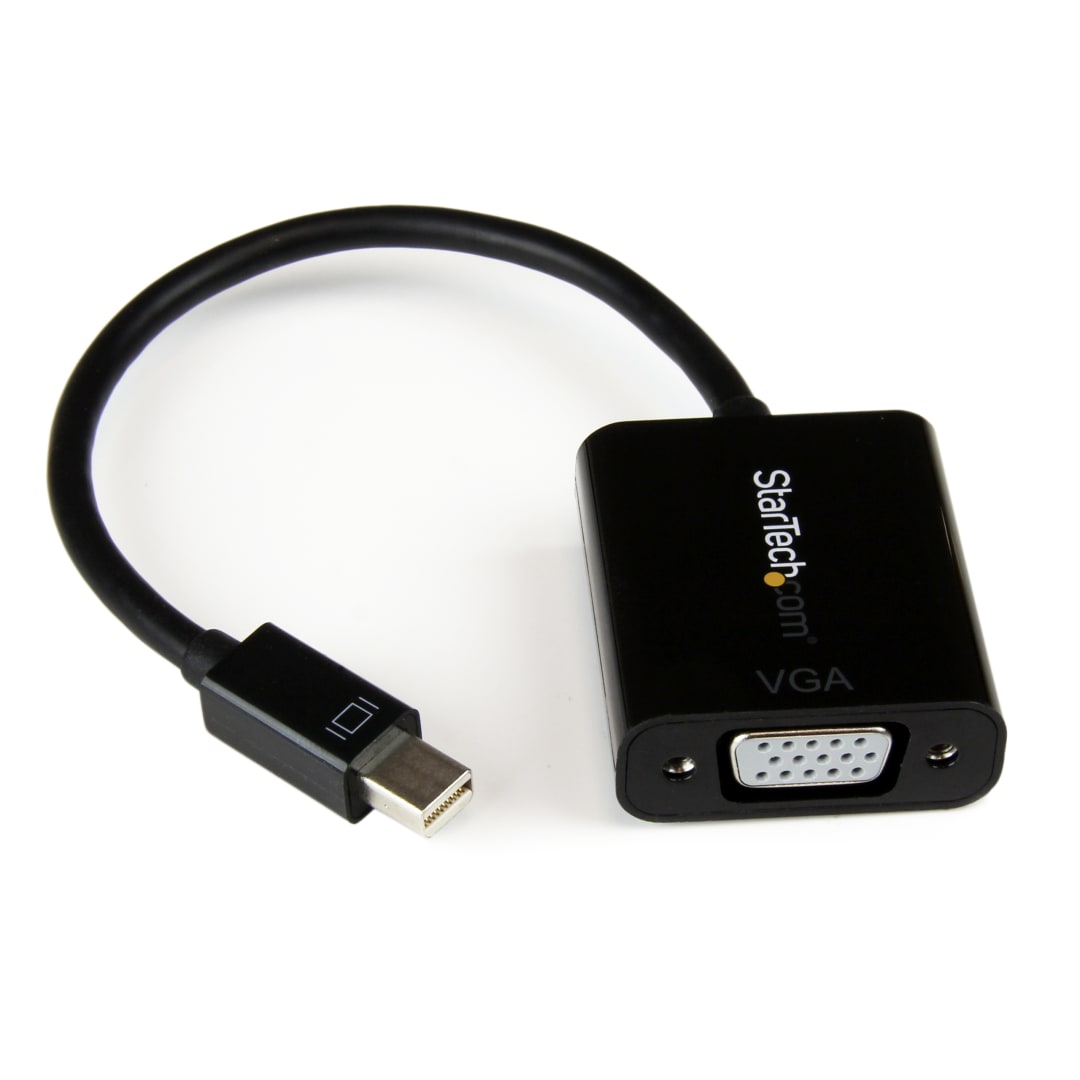 Microsoft Surface Pro 2 to VGA Converter - Mini DisplayPort to VGA Adapter - 1920x1200 / 1080p - Black