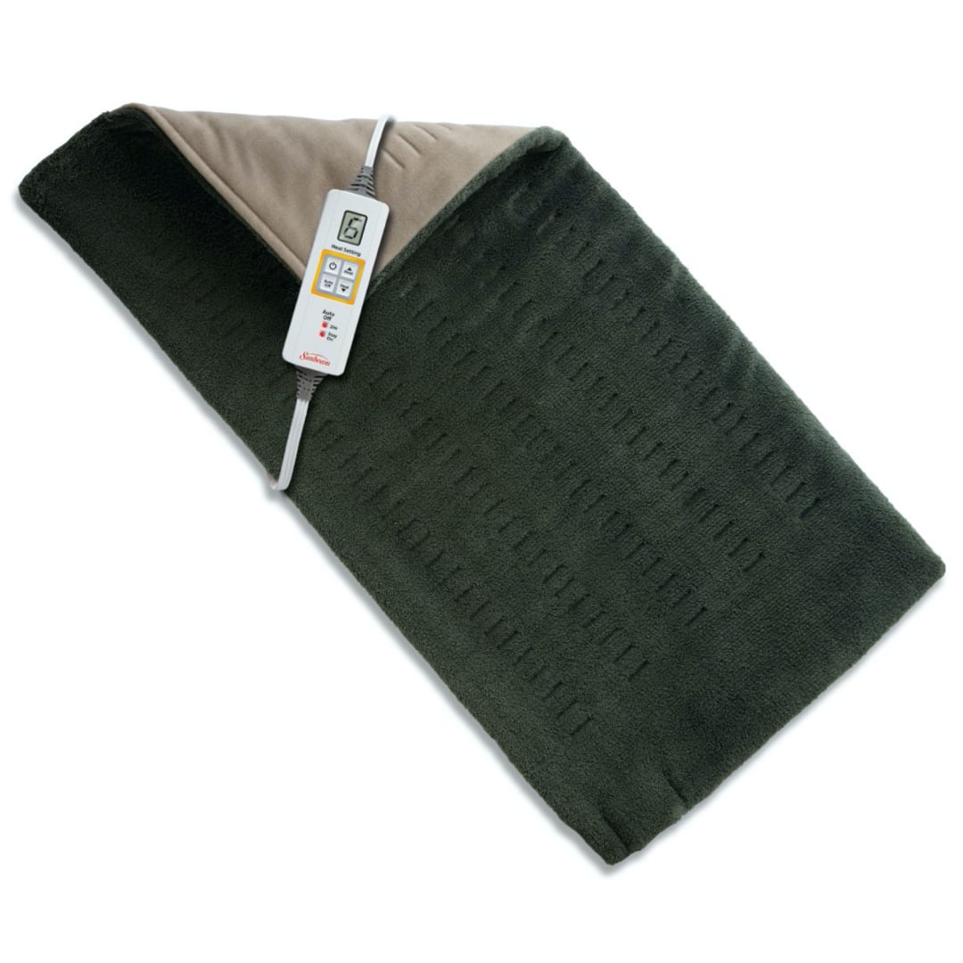 HEAT PAD SBM KNG XPRS PLUSH.LCD 6HS.GRN