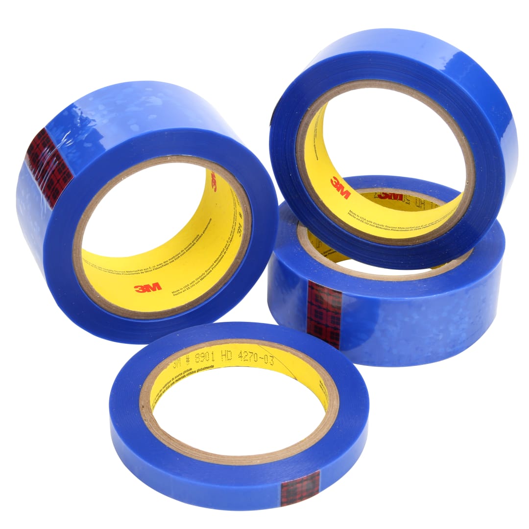 3M™ Polyester Tape 8901, Blue, 38 mm x 66 m, 0.06 mm