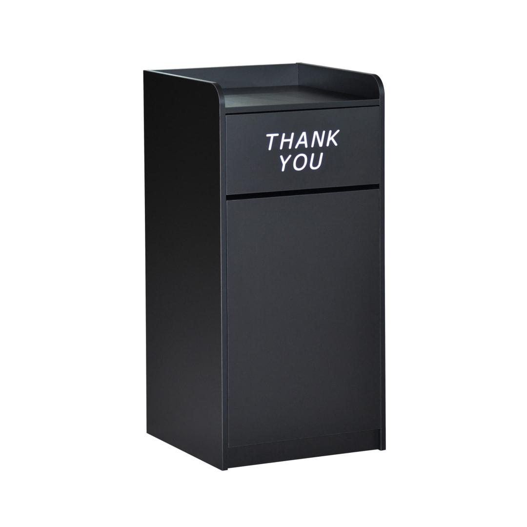 Sony Wood Tray Top Receptacle in Black