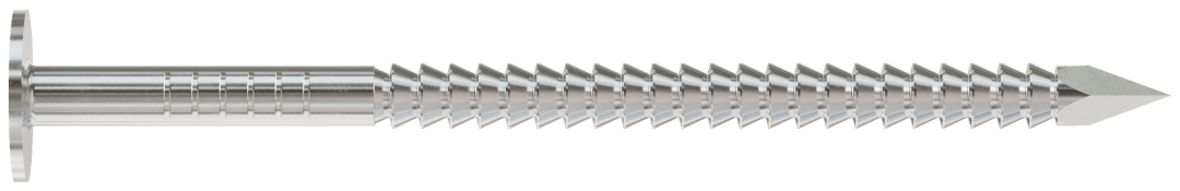 Simpson Strong-Tie S810ARNB Roofing Nail, Annular Ring Shank — 2-1/2-in. x .131-in. Type 304 Stainless Steel (25 lb.)