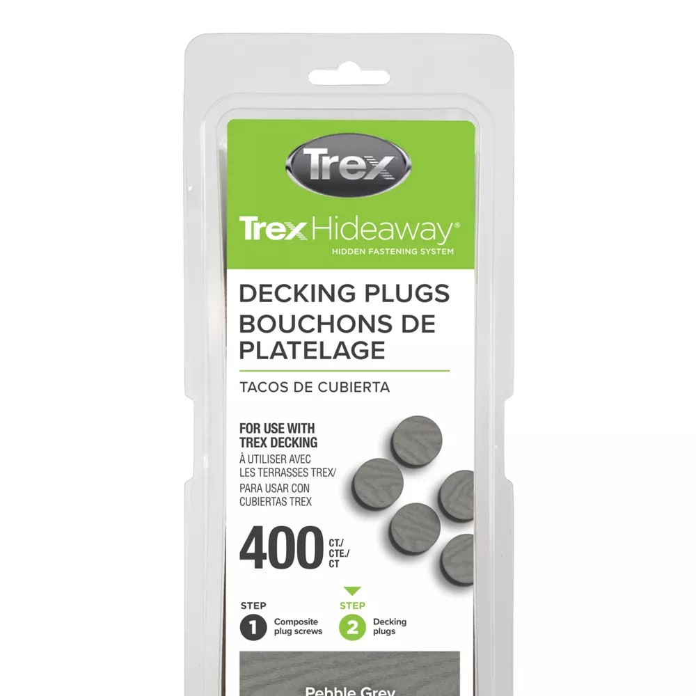 Trex® Decking Plugs Pebble Grey - 400 count/pack