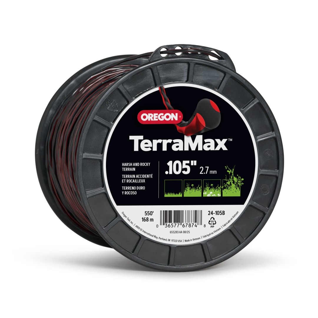 Oregon TerraMax Oval Twist Trimmer Line, 0.105in, 550ft Spool