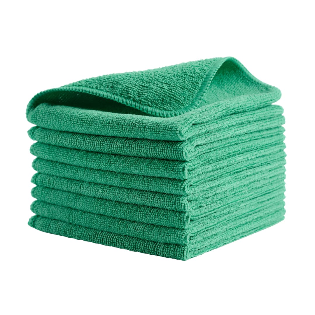 HYGENTM r-40 Recycled Microfiber Cloth - 12" X 12" Green, 24-Pack