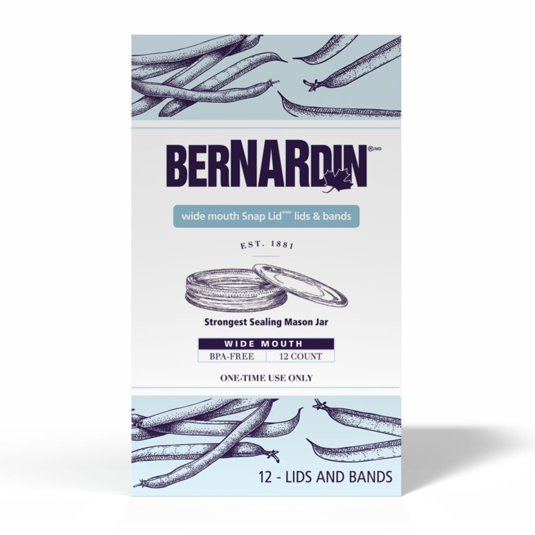 Bernardin Wide Mouth Lids, 2 Piece