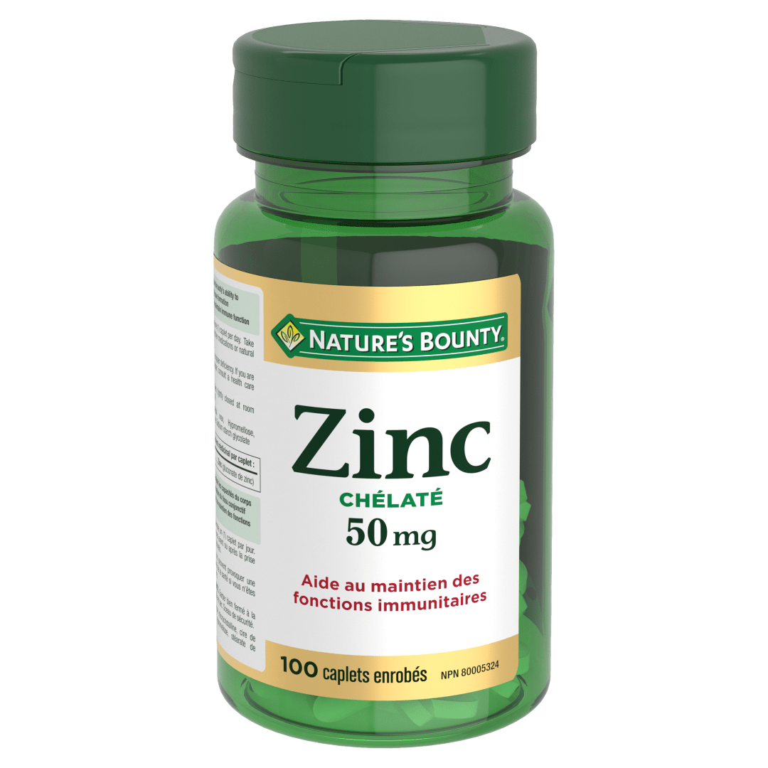 NBTY Zinc 50mg 24x100TAB CA