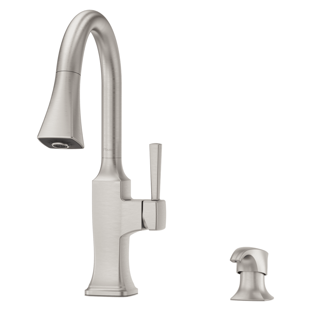 Kroft 1-Handle Pull-Down Kitchen Faucet in Spot Defense Stainless Steel