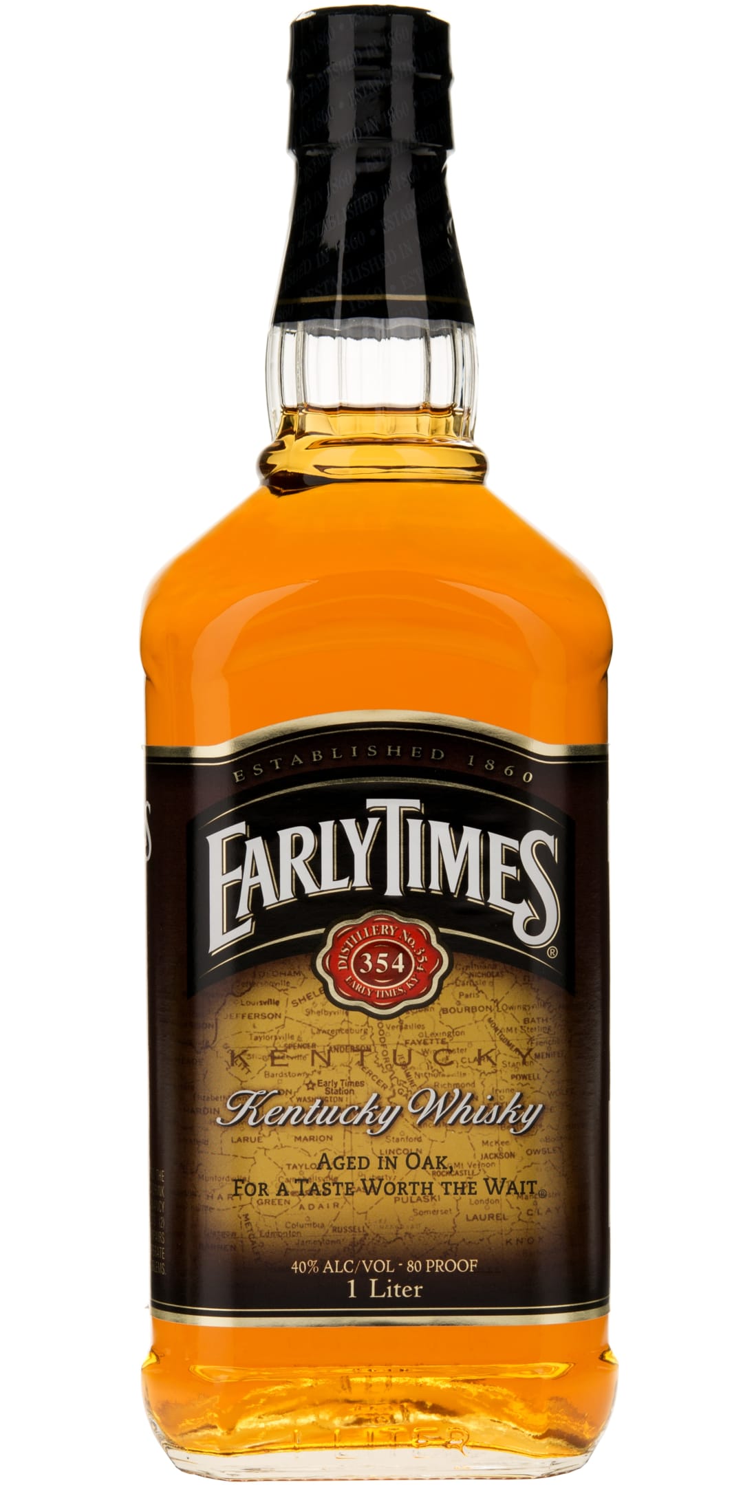 Early Times Kentucky Whisky 1l 80 Proof