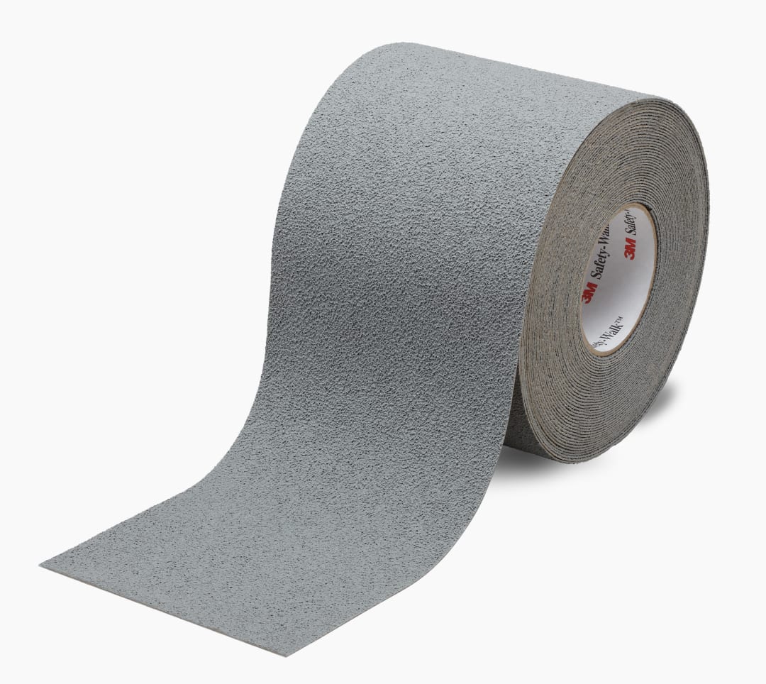 3M™ Safety-Walk™ Nasszone Medium Typ 3, 370, Grau, 152 mm x 18,3 m, 1 Rolle / Karton