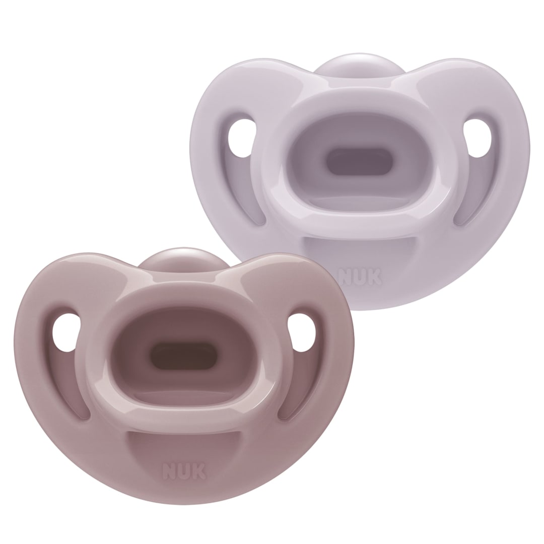 NUK FC PACI SI1 SOFT CL2 PURPLE/RED 2/BO