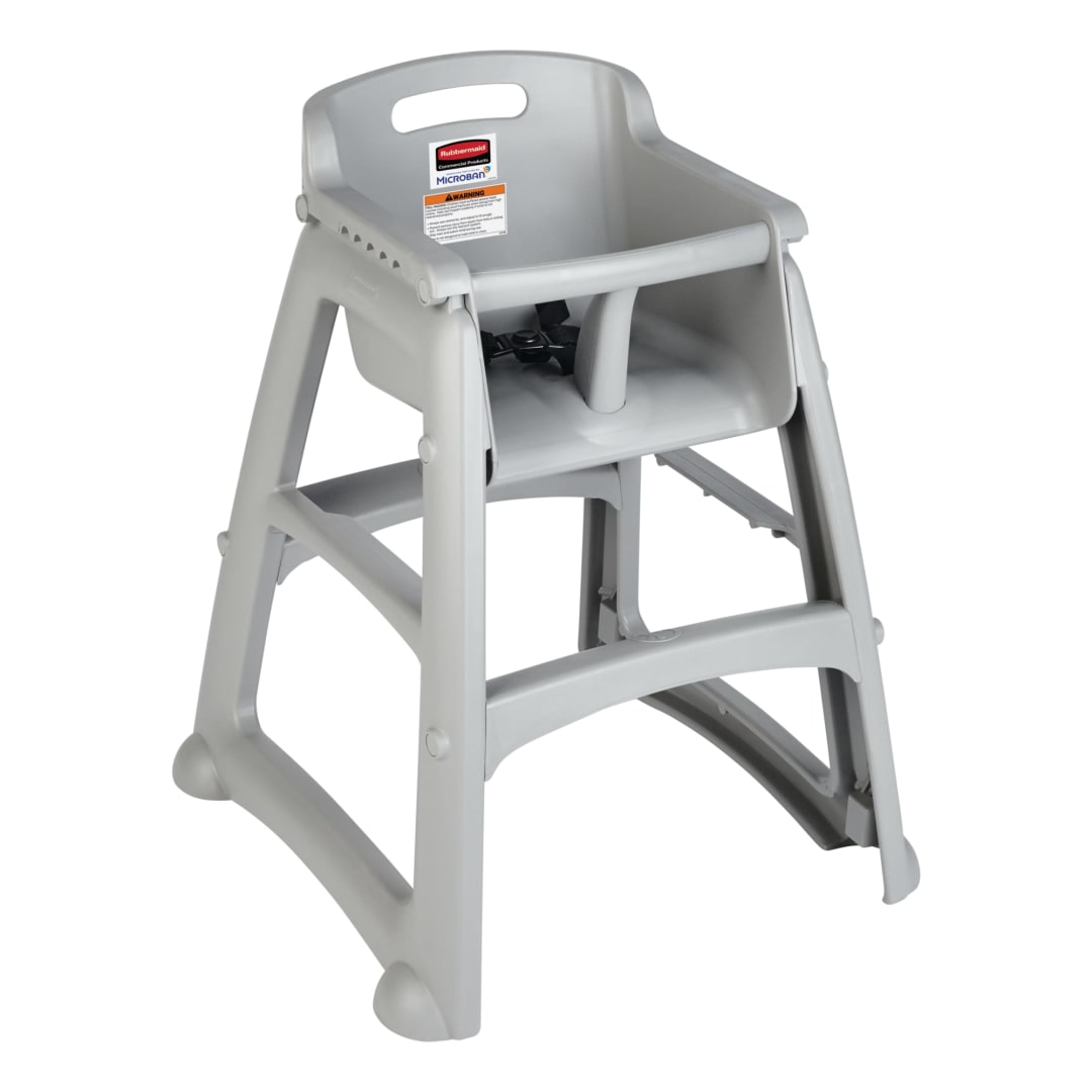 Sturdy Chair™ High Chair with Wheels Platinum