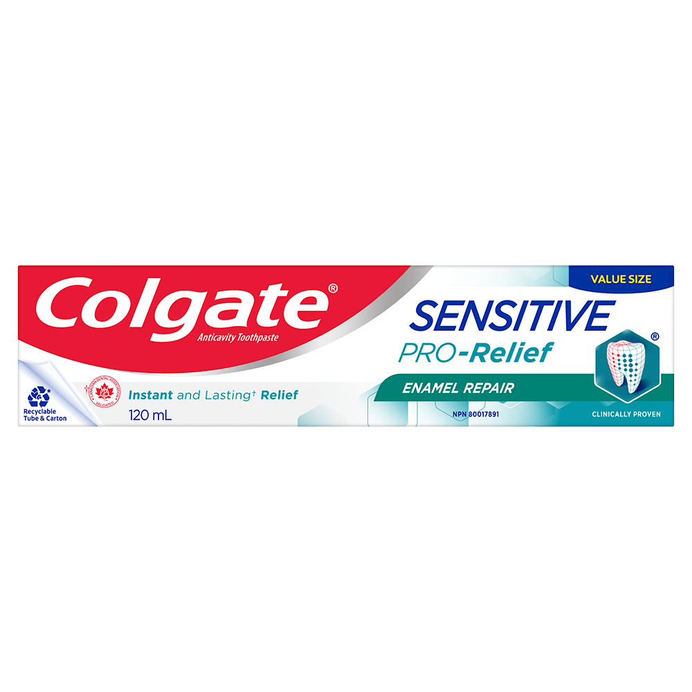 Colgate Sensitive Pro-Relief Enamel Repair Toothpaste - Paste Formula (120 mL, Pack of 1)