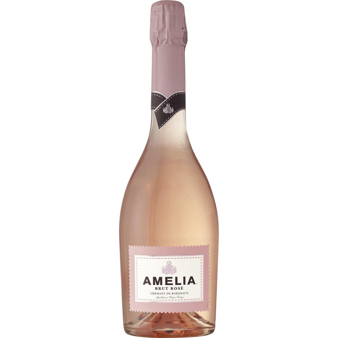 Amelia Cremant de Bordeaux Brut Rosé Sparkling Wine 750ml