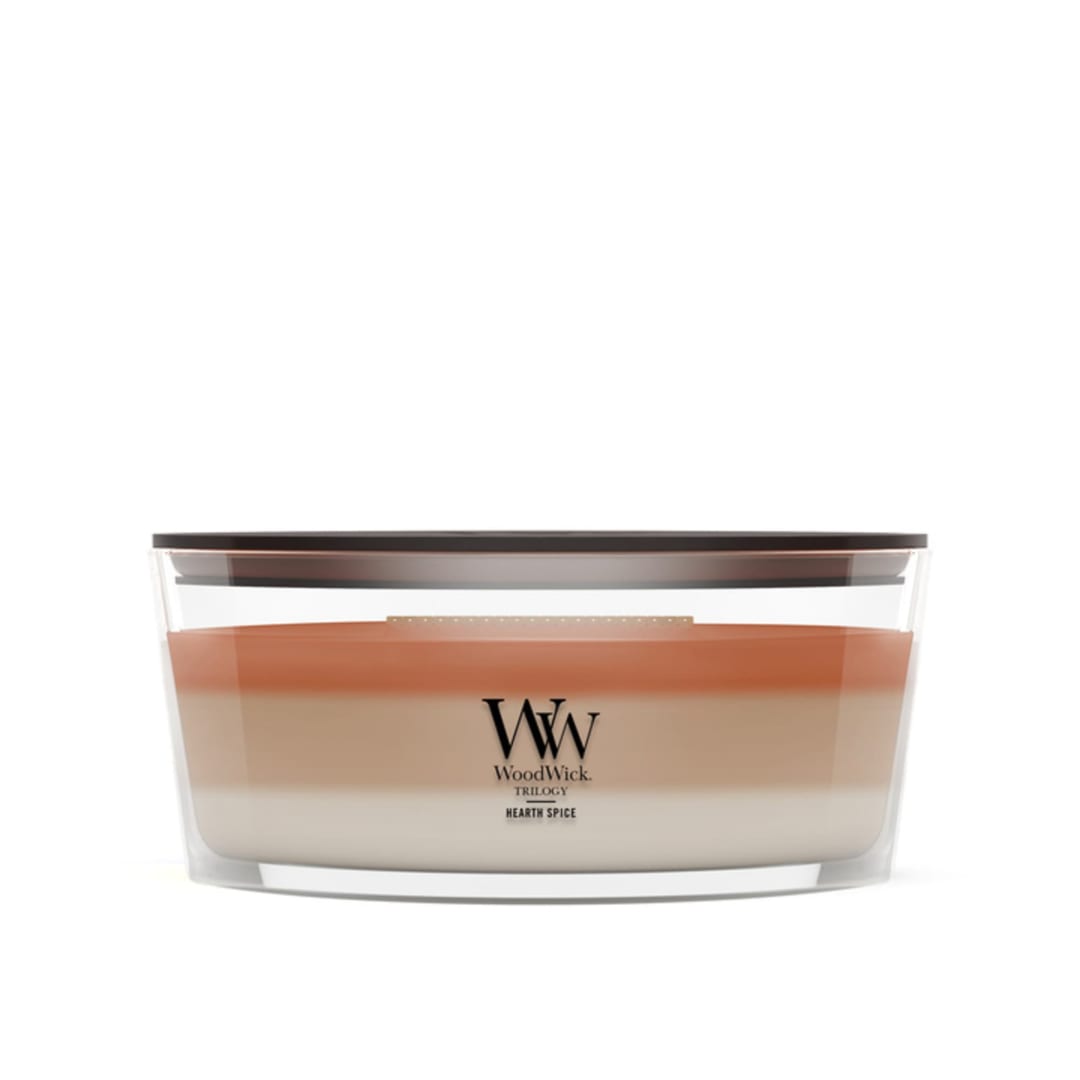 WoodWick Hearth Spice Ellipse Trilogy Candle