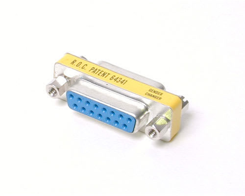 Slimline Gender Changer DB15F to DB15F