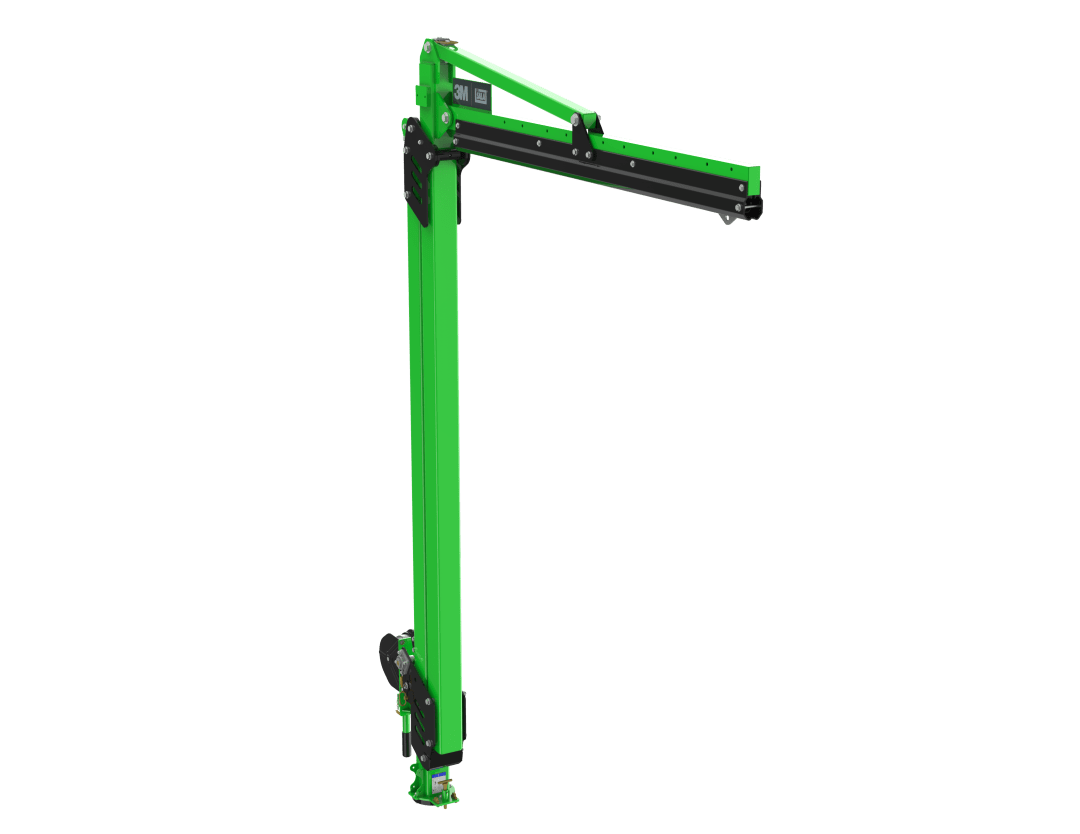 3M™ DBI-SALA® FlexiGuard™ M100 Modular Jib Adjustable Height Mast Anchor, 1 User, 3.8–6.1m Height, 2.3m Width, 8530875