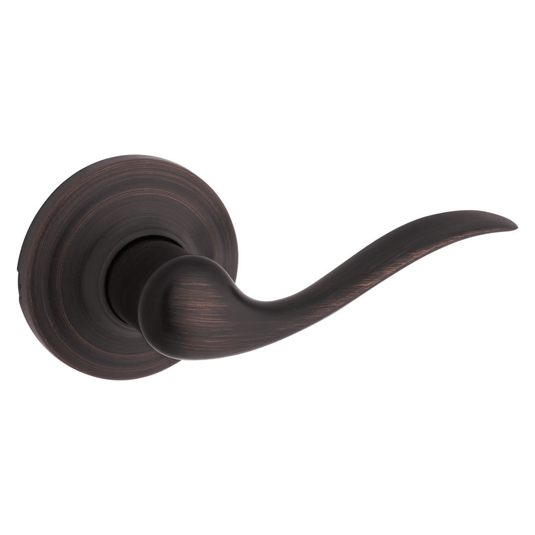 Tustin Half - Dummy Right Hand Wave Door Lever in Venetian Bronze