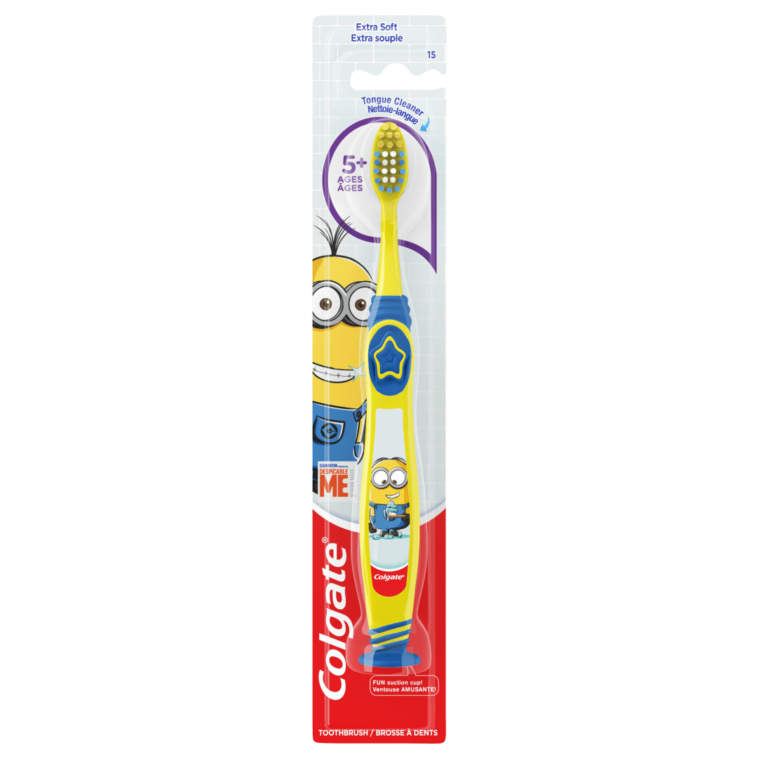 Brosse à dents extra souple pour enfants Colgate Minions