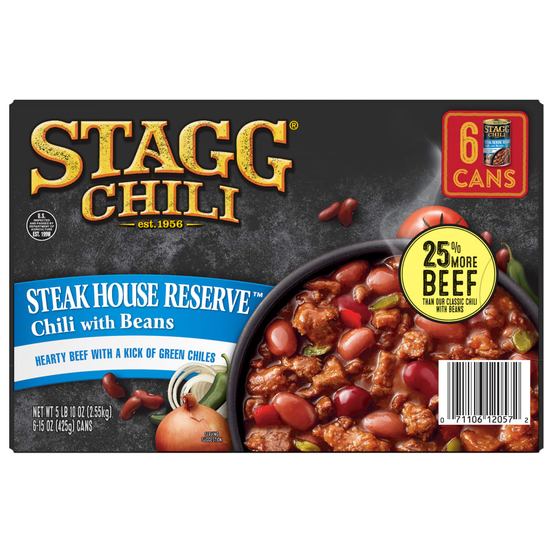 STAGG STEAK HOUSE Reserve Chili with Beans