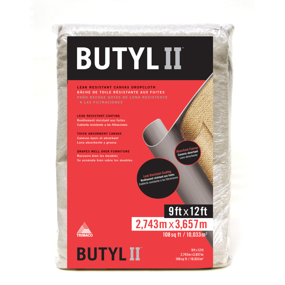 Trimaco Butyl II® Drop Cloth, 9'x12'