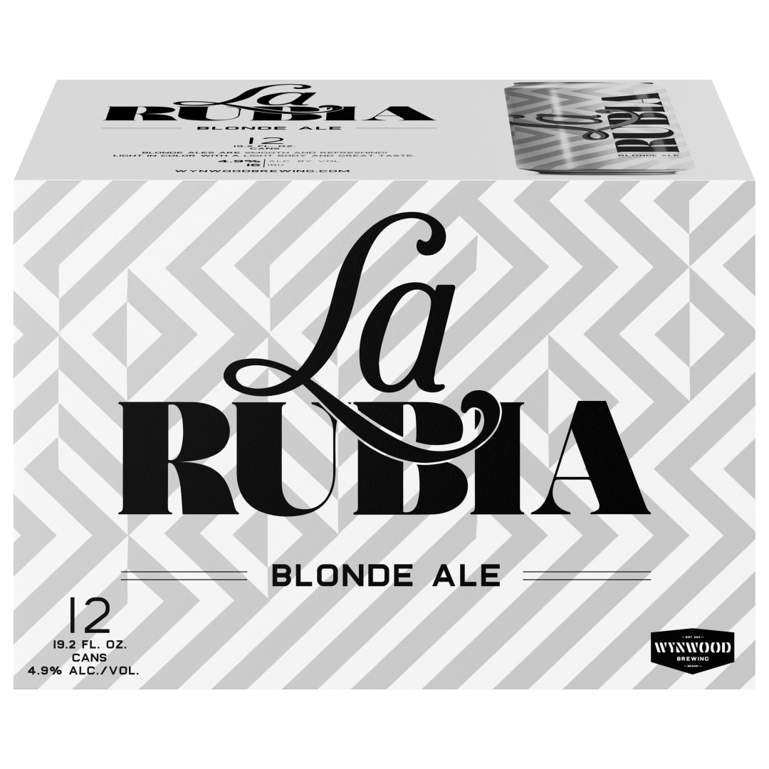 Wynwood La Rubia 12x19.2 oz Can Pack CARRIER - Craft Direct