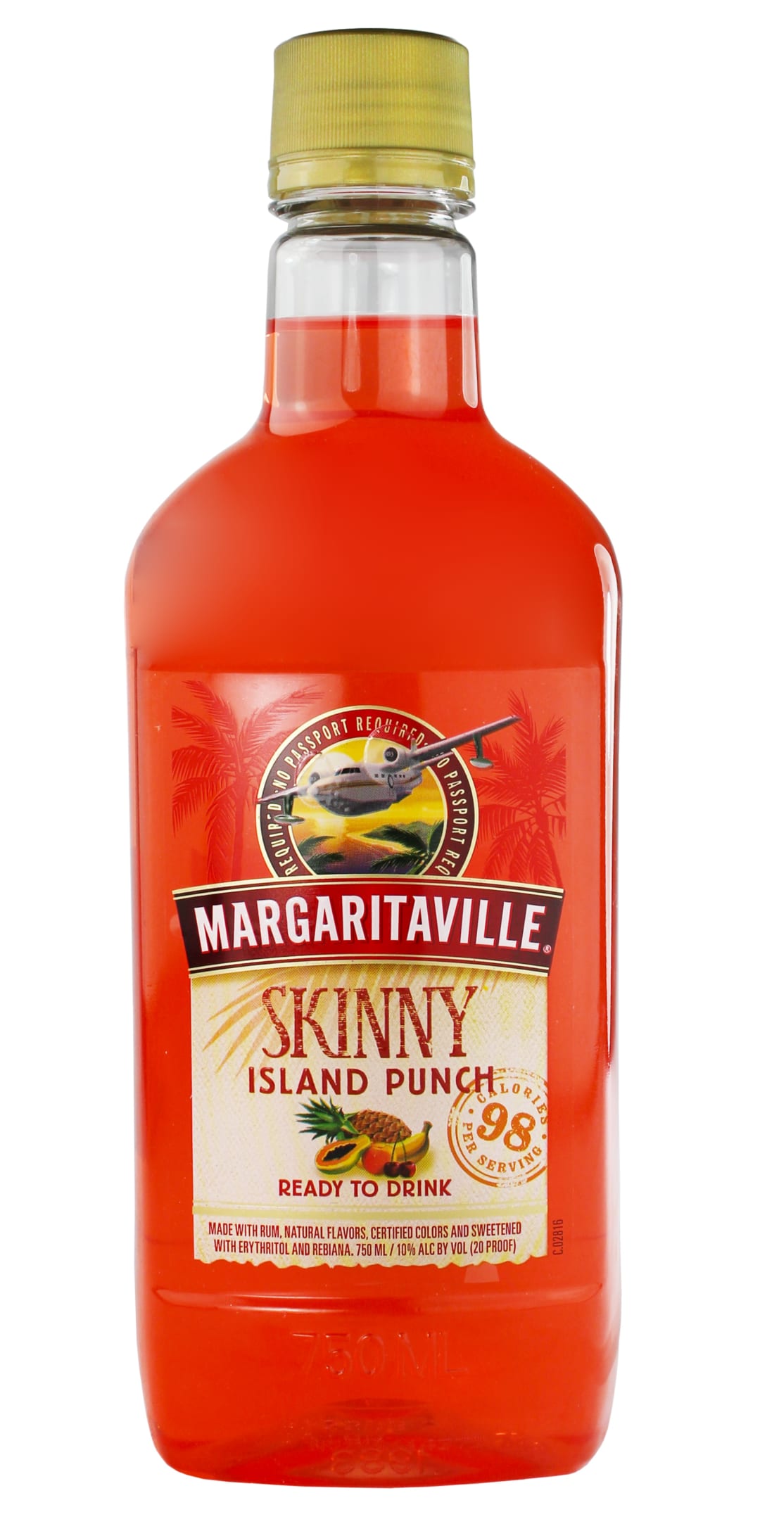 Mv Skinny Isle Punch Cockatail 750ml Travel 20 Proof