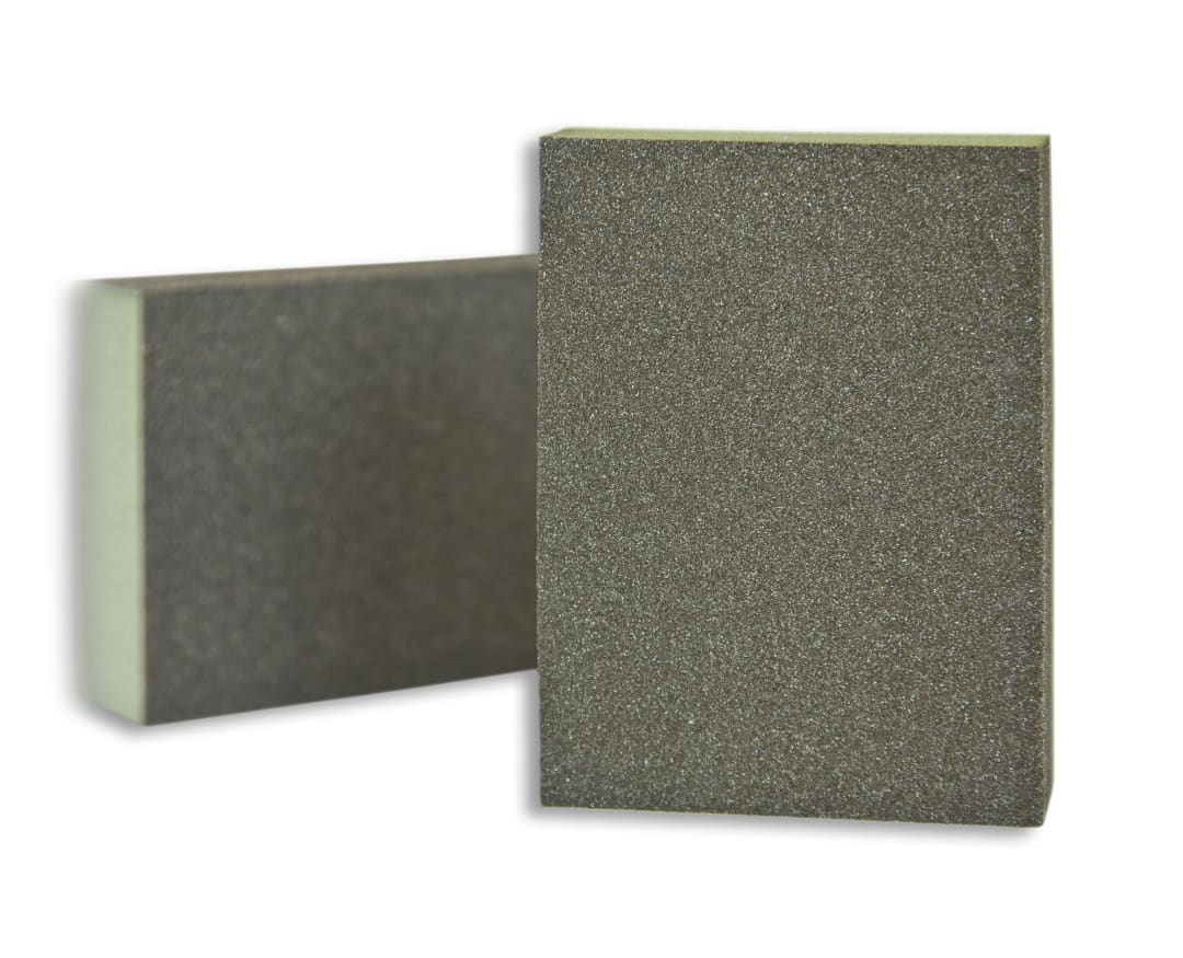3M™ Schleifschwamm, vierseitig beschichtet, 68 mm x 100 mm x 26 mm, soft, super fine
