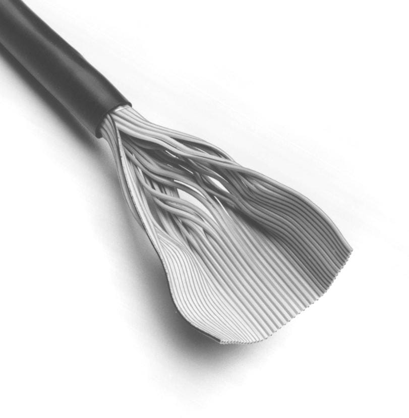 3M™ Rund-Flachkabel, ummantelt, Serie 3759, 3759/40, 300 ft