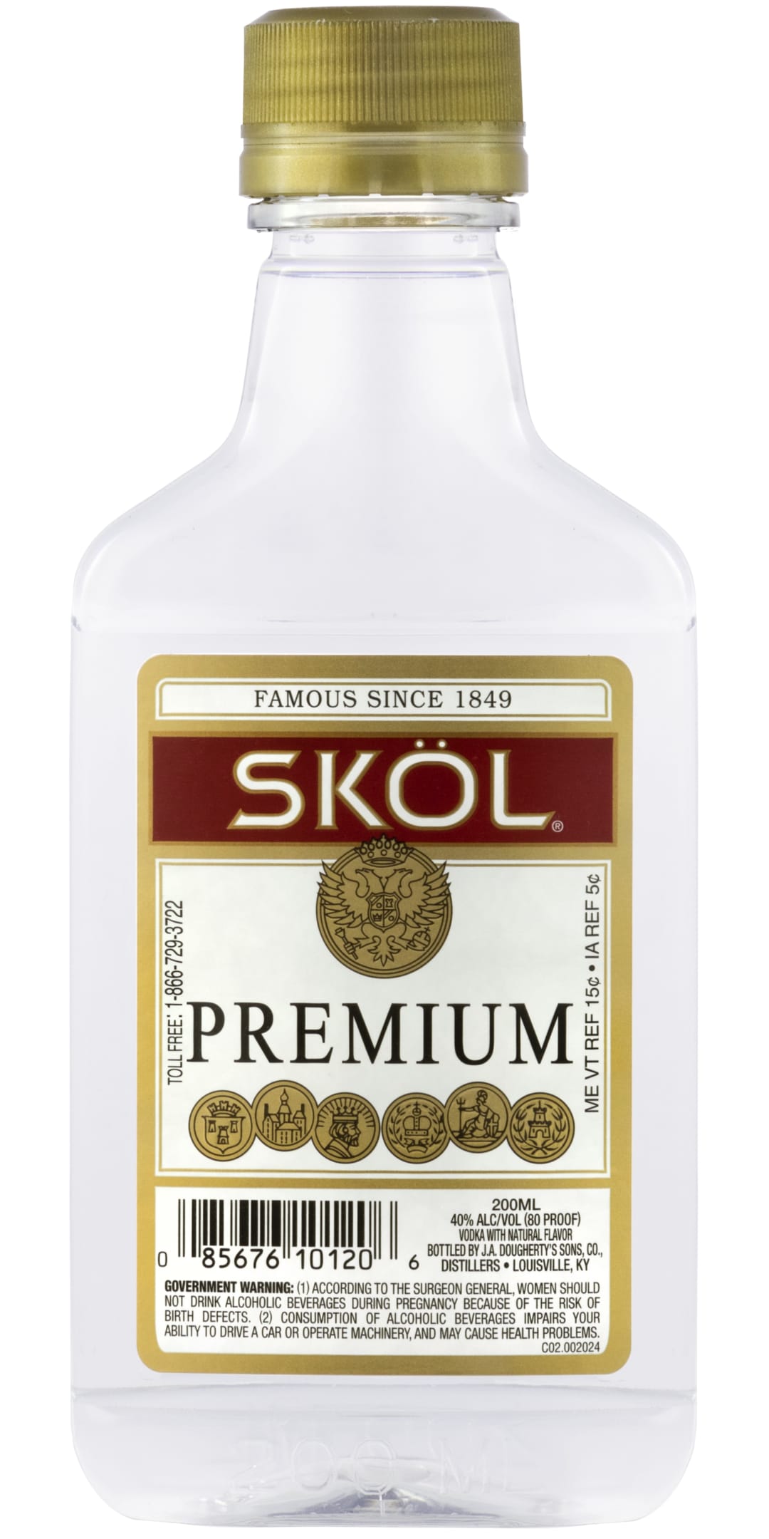 Skol Vodka 200ml 80 Proof