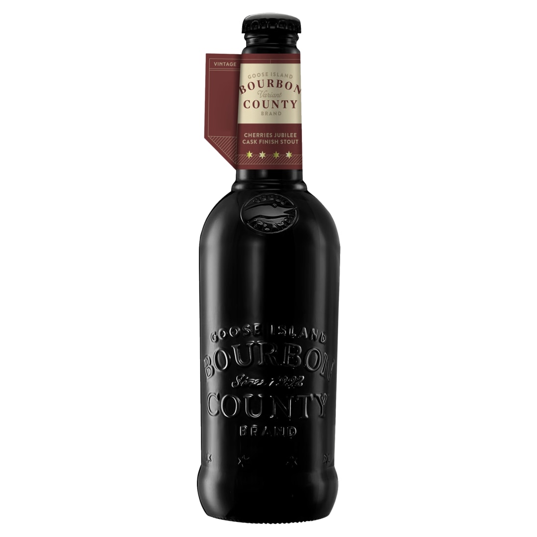 Goose Island 2025 Bourbon County Brand Cherries Jubilee Stout, 16.9 fl. Oz. bottle