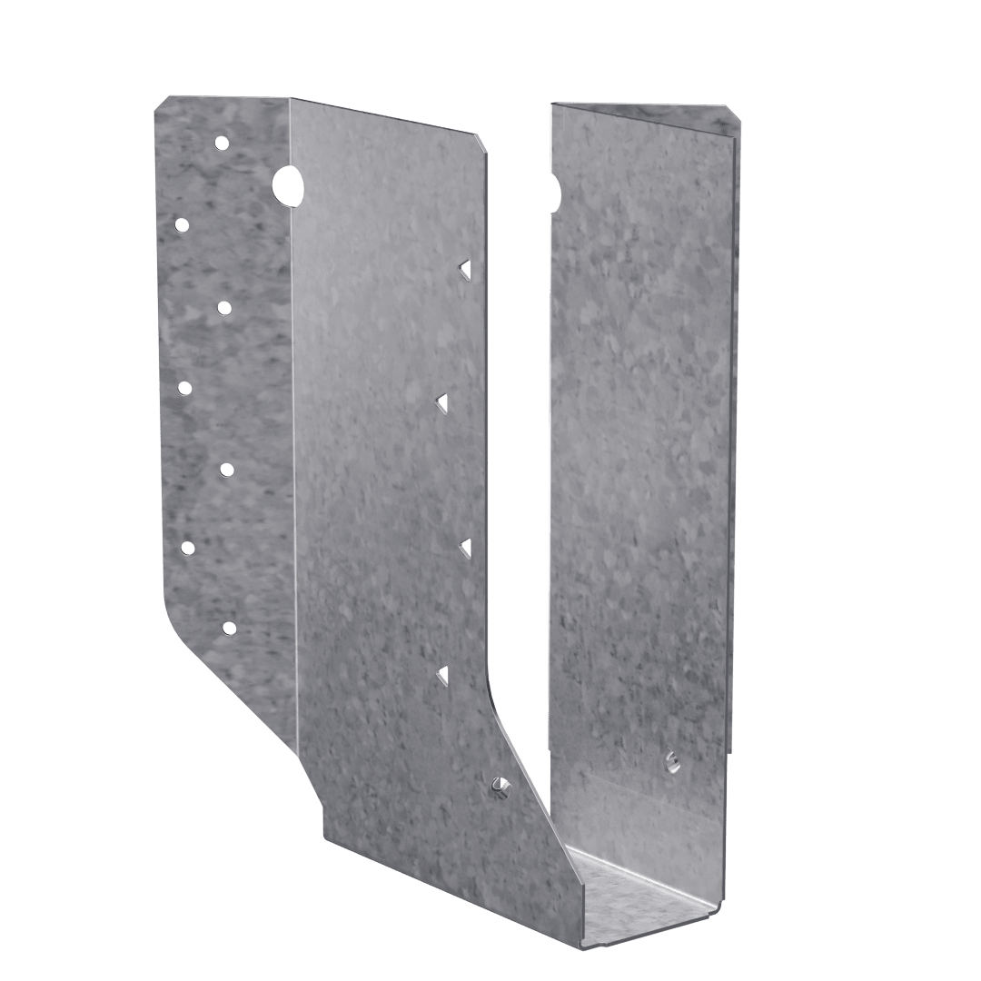 Simpson Strong-Tie SUR2.06/9 SUR Galvanized Joist Hanger for 2 in. x 9-1/2 in. Engineered Wood, Skewed Right