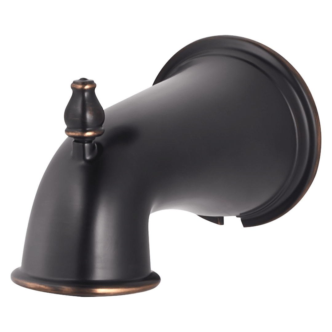 Quick Connect Tub Spout with Diverter in Tuscan Bronze