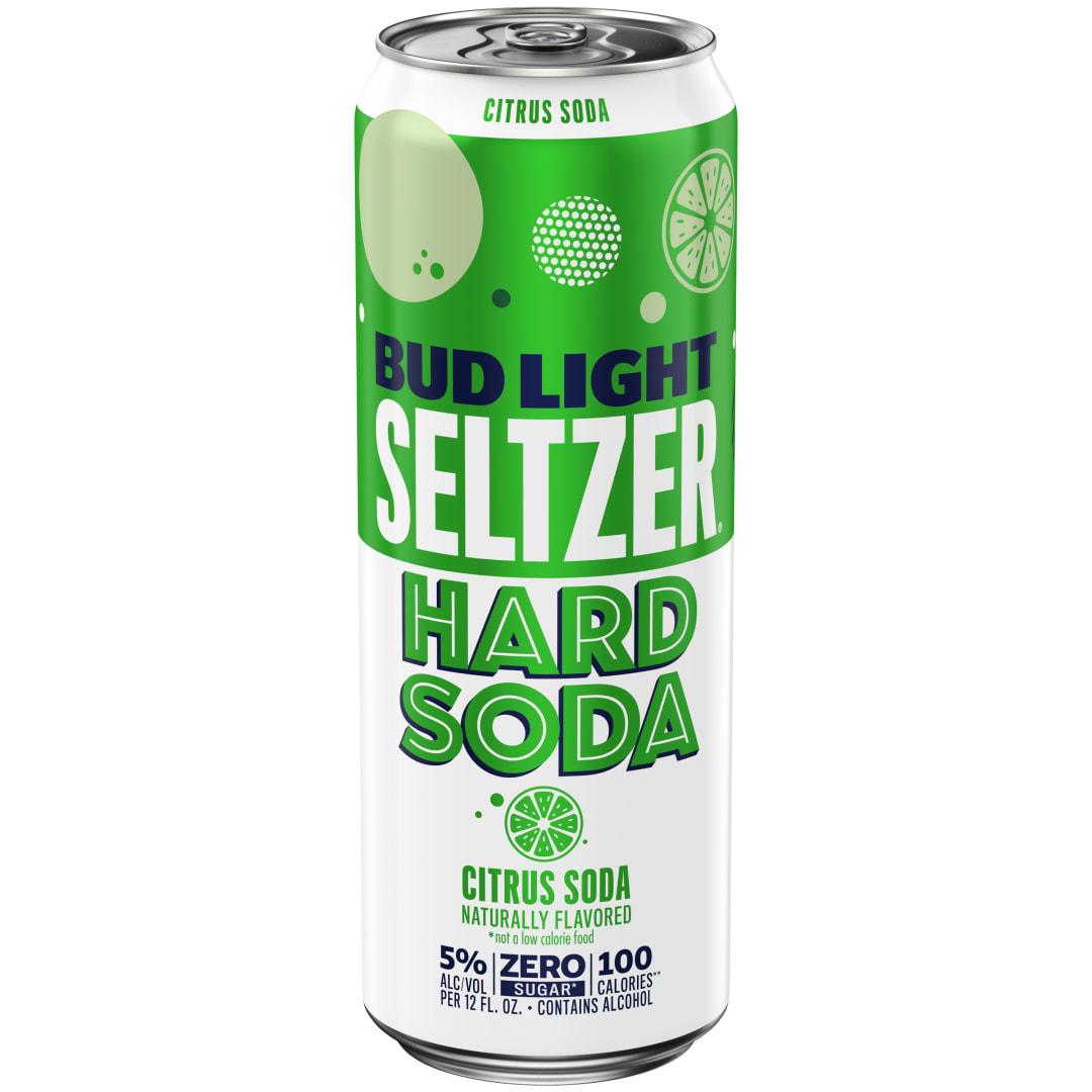 Bud Light Seltzer Citrus Soda Hard Soda 25 fl oz