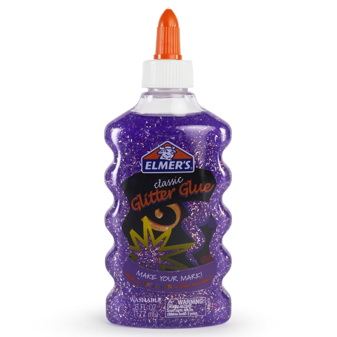 6OZ GLITTER GLUE PURPLE