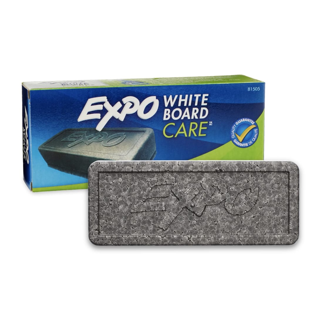EXPO® Dry Block Eraser, Soft Pile, 5-1/8 in. x 1-1/2 in.