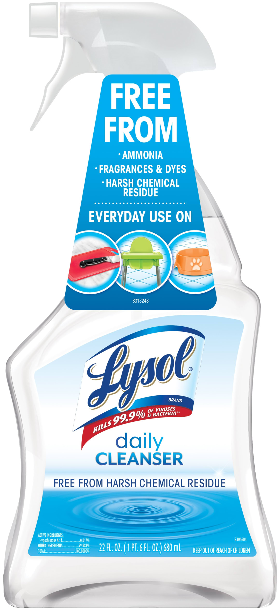 LYSOL® All Purpose Cleaner - Daily Cleanser Trigger 12/19 oz.
