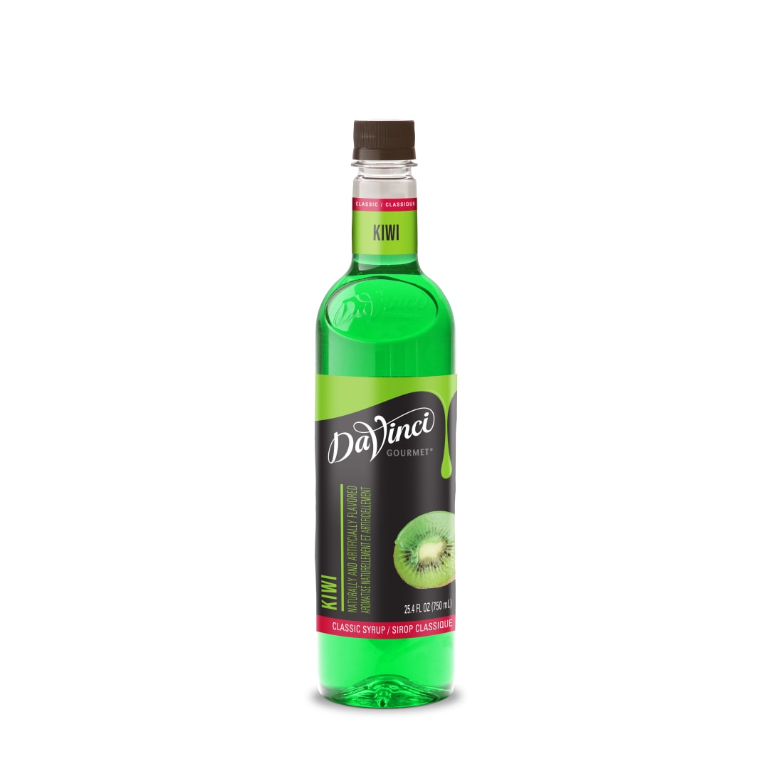 DaVinci Gourmet Kiwi Syrup, Plastic Bottle, 4 x 750 mL