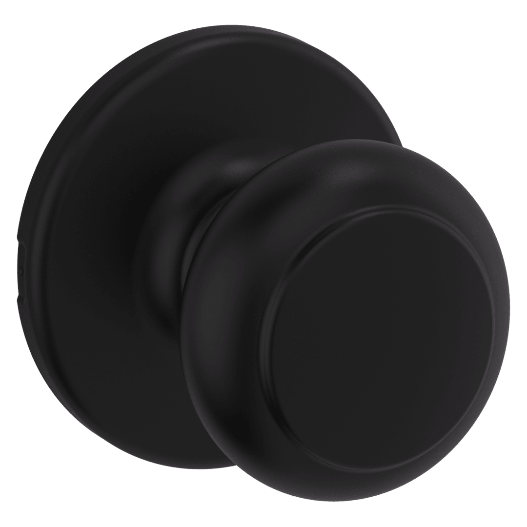 Cove Hall/Closet Knob in Matte Black