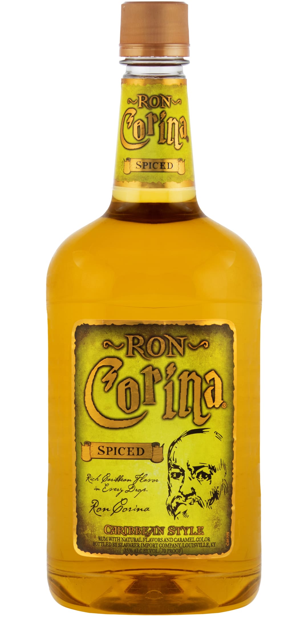 Ron Corina Spiced Rum 1.75l 70 Proof
