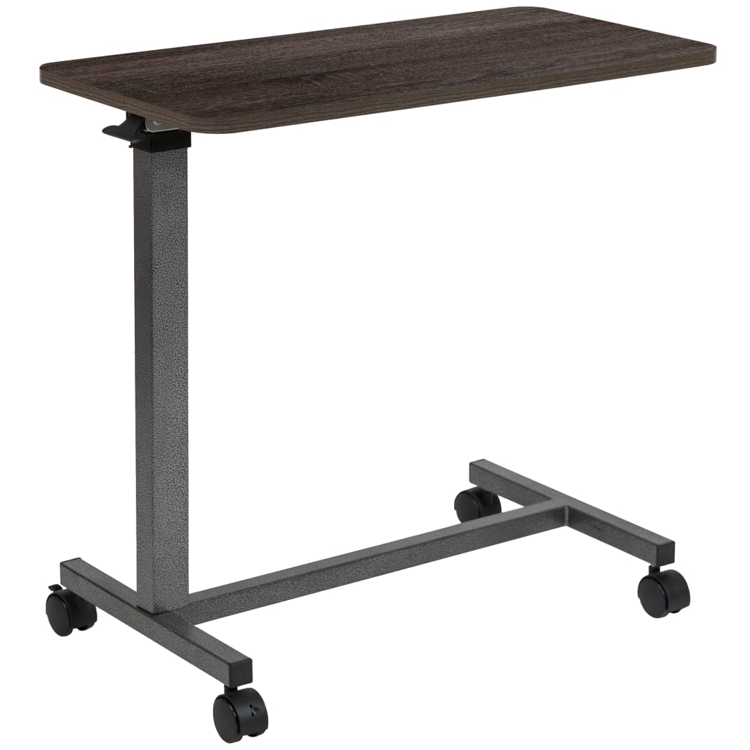 Fenwick Adjustable Overbed Table with Wheels for Home and Hospital