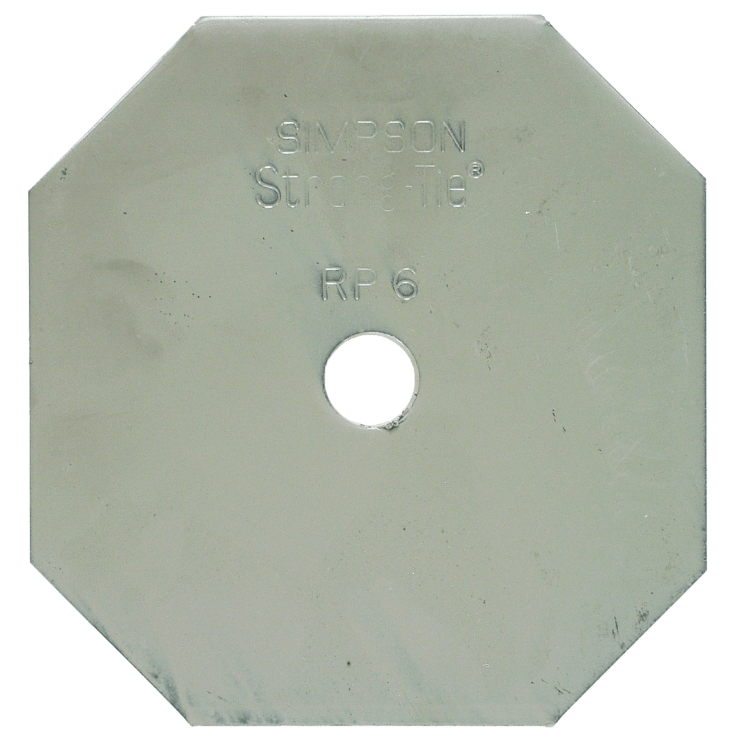 Rp6 Simpson Strong-Tie RP6 RP6 3/8-in. Steel Retrofit Plate (Pack of 600 ...