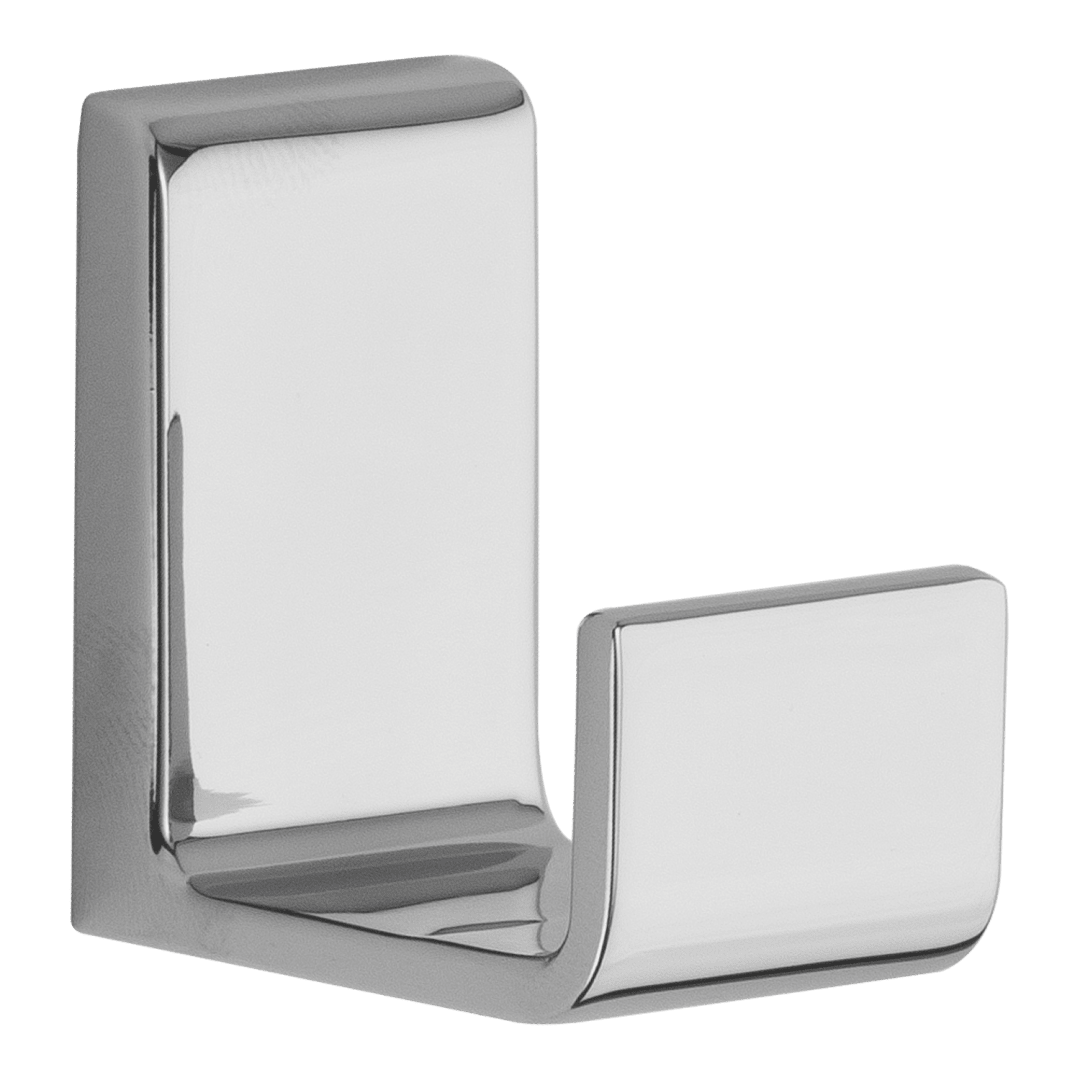 Modern Robe Hook in Polished Chrome
