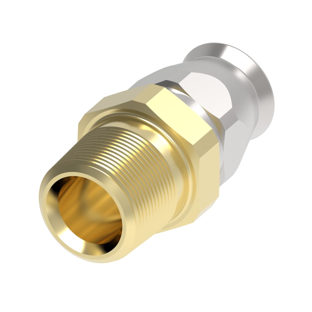Aeroquip 1/4 NPT X 1/4 TEFLON REUSABLE
