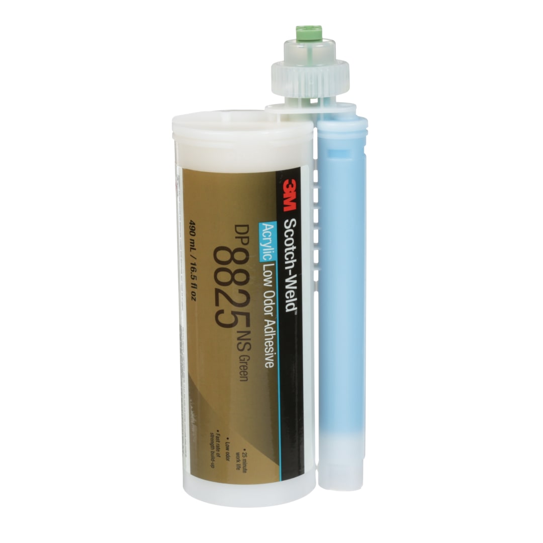 3M™ akrylátové lepidlo s nízkym zápachom Scotch-Weld™ DP8825NS zelené, 45 mL, 12 v jednom balení