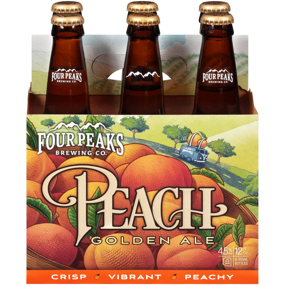 Four Peaks Peach Ale, 4x6 Pack, 12 oz. Bottles
